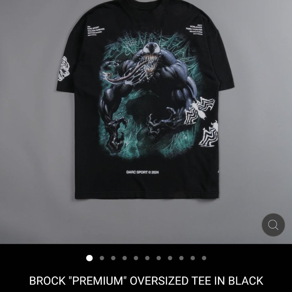 *BRAND NEW, SEALED* *IN HAND, READY TO SHIP* Darc Sport x Venom BROCK Shirts
